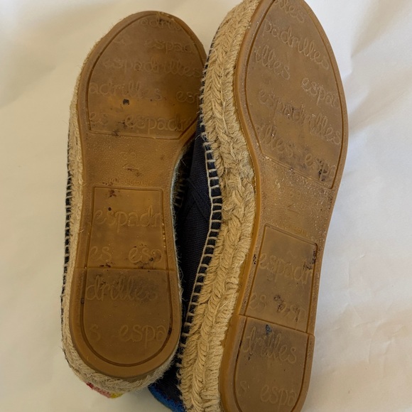 Loeffler Randall Navy Espadrille Flats - Picture 9 of 10